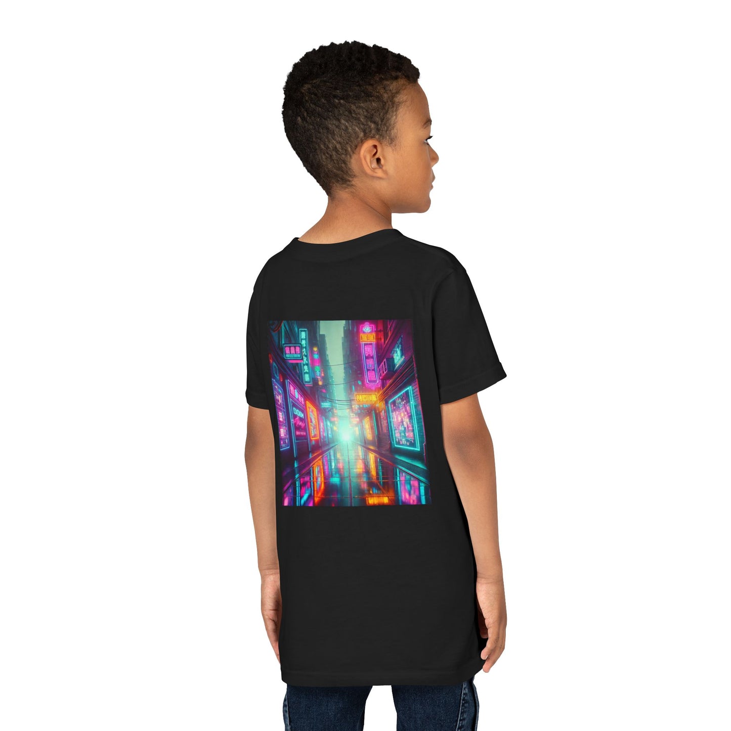 Neon Alleyway Youth Short Sleeve Tee